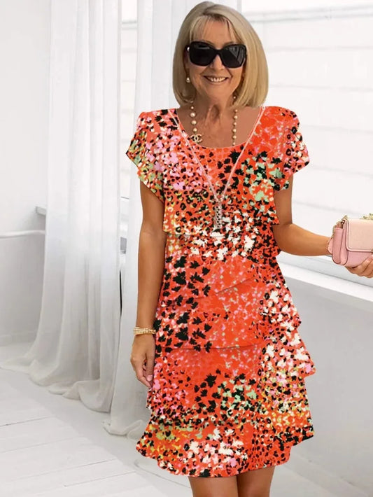 Beatriz – Vestido elegante con volantes