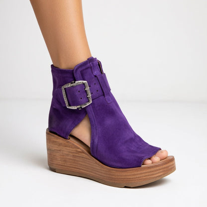 Orélisse™ — Botines de cuña abierta de estilo moderno