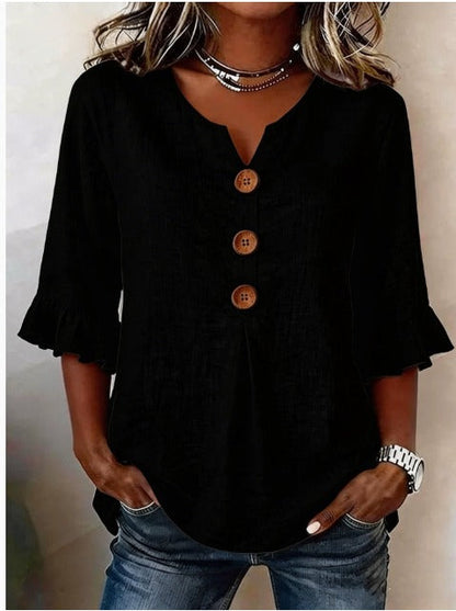 Adelina | blusa elegante que estiliza sin marcar