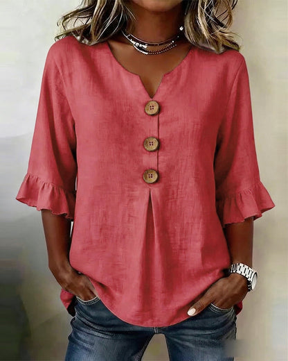 Adelina | blusa elegante que estiliza sin marcar