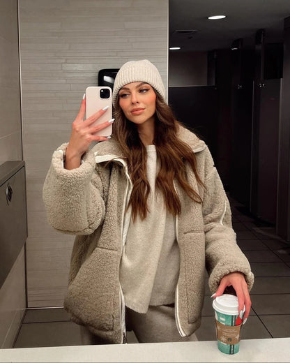 Mirella | Chaqueta  polar de peluche