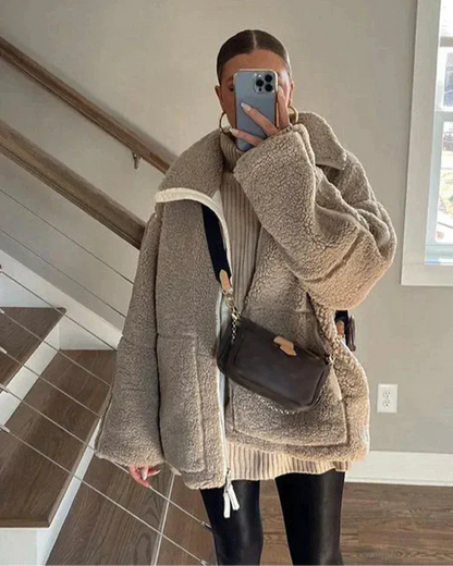 Mirella | Chaqueta  polar de peluche