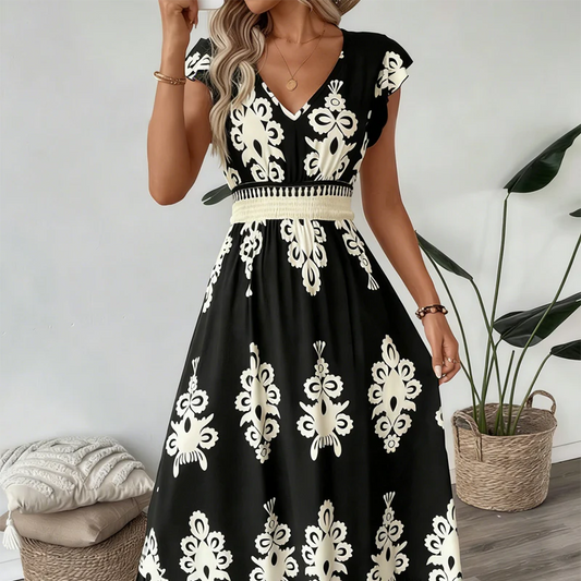 Alma | Vestido maxi con escote en V