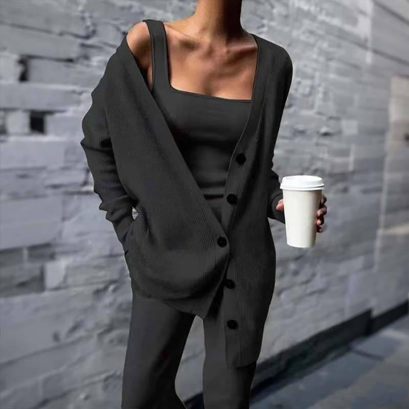 Noa – Conjunto Cómodo y Elegante de 3 Piezas