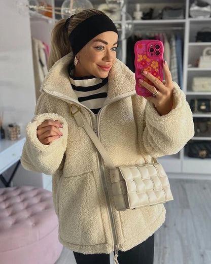 Mirella | Chaqueta  polar de peluche