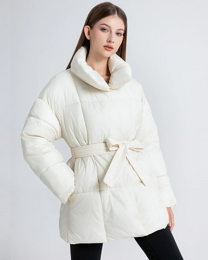 Anneliese | Chaqueta acolchada con cinturón