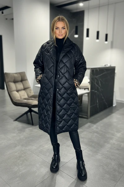 Valentina | Abrigo premium con estampado de leopardo