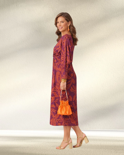 Isadora™ | Vestido Midi Elegante con Estampado