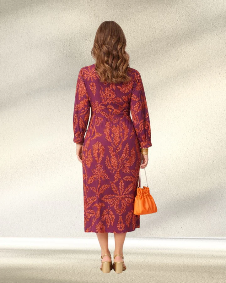 Isadora™ | Vestido Midi Elegante con Estampado