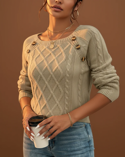 Lotte | Elegantes suéteres de invierno de punto trenzado