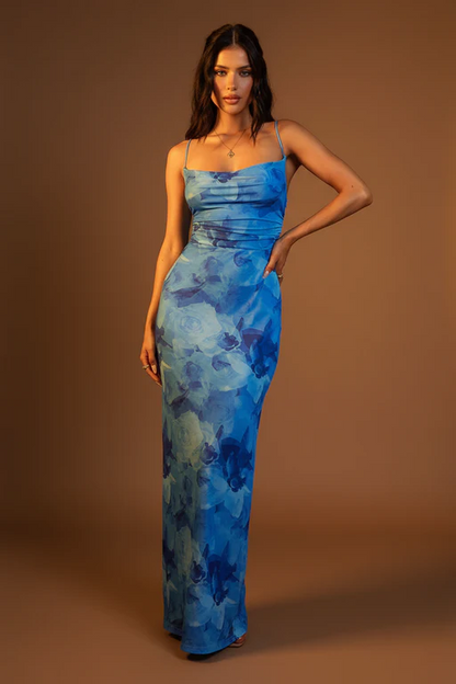 Aurelia | Vestido largo estampado