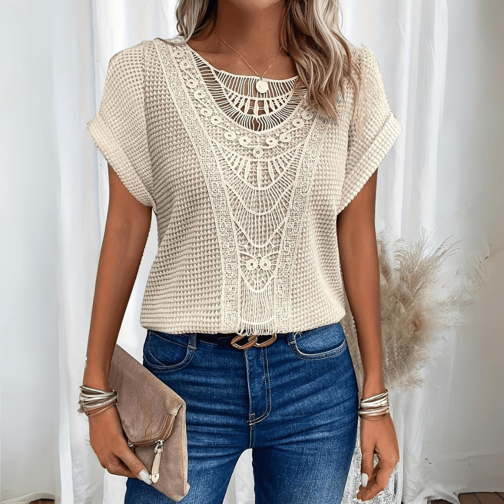 Sofía | Blusa elegante de encaje